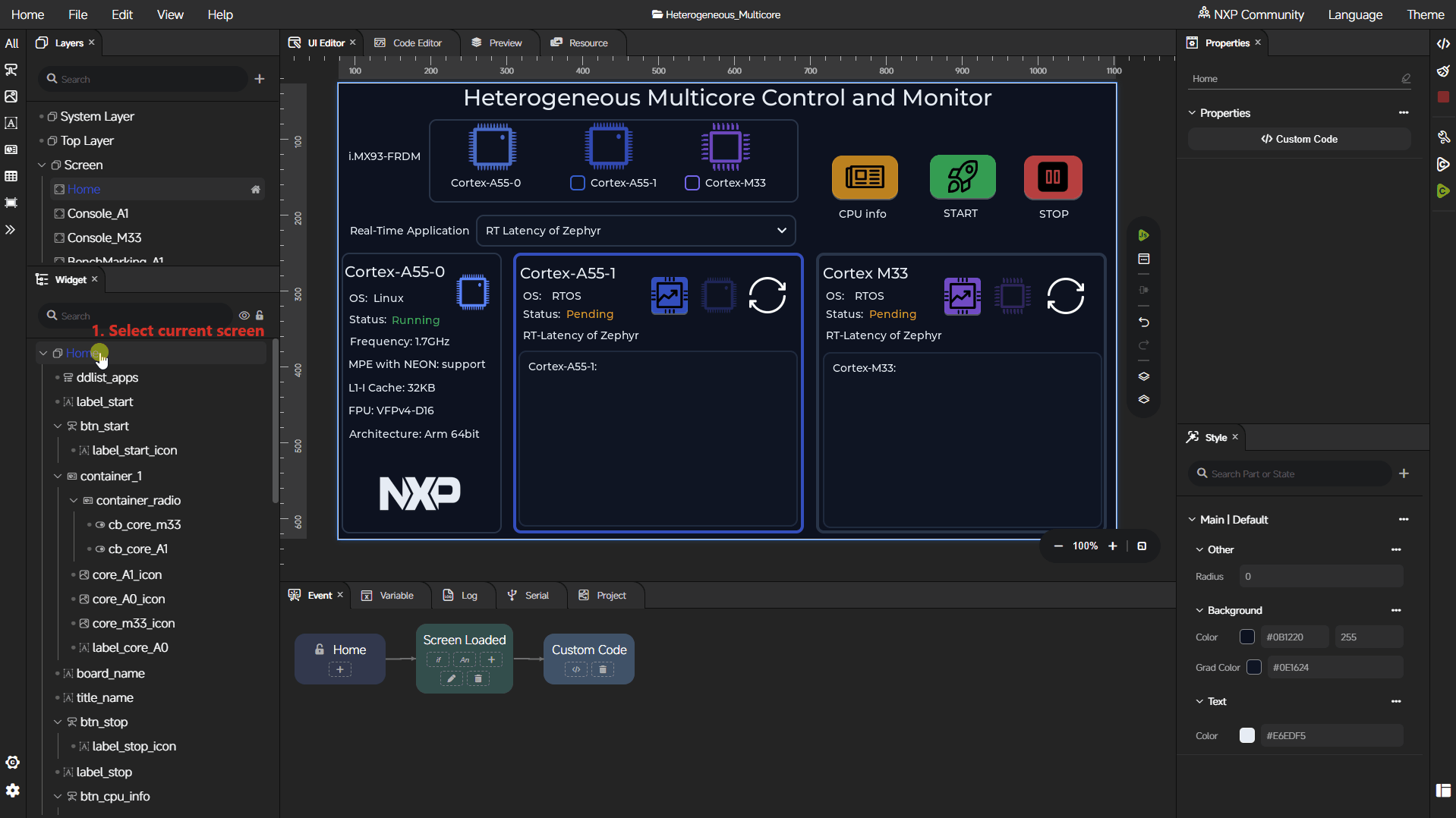 Using JSON editor to change all text color