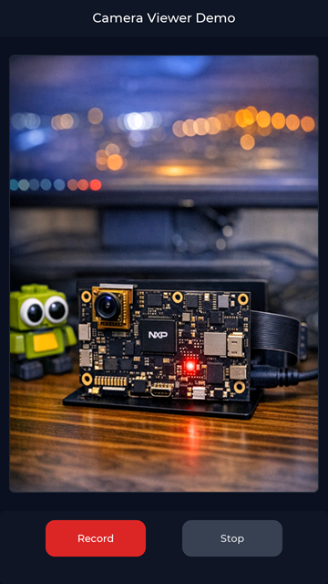 Camera Viewer FreeRTOS demo