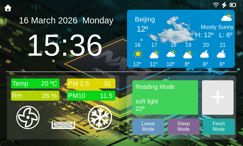 Smart Clock demo