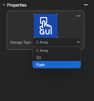 Attribute setting window