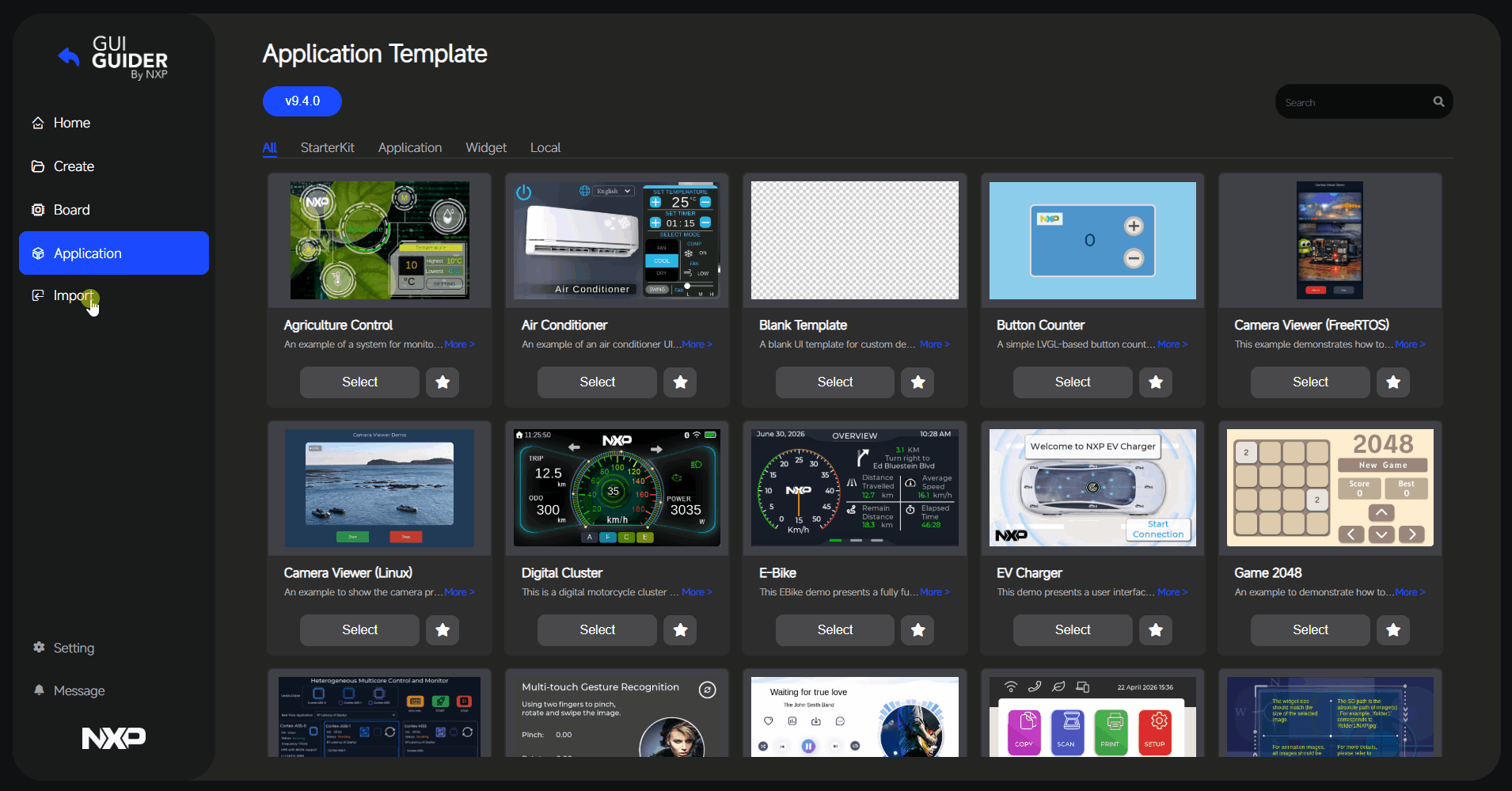 Import an Existent Project demo