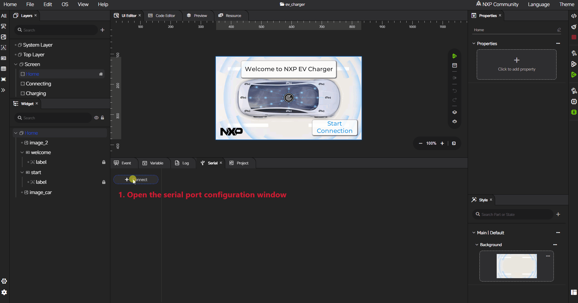 Serial workflow demo