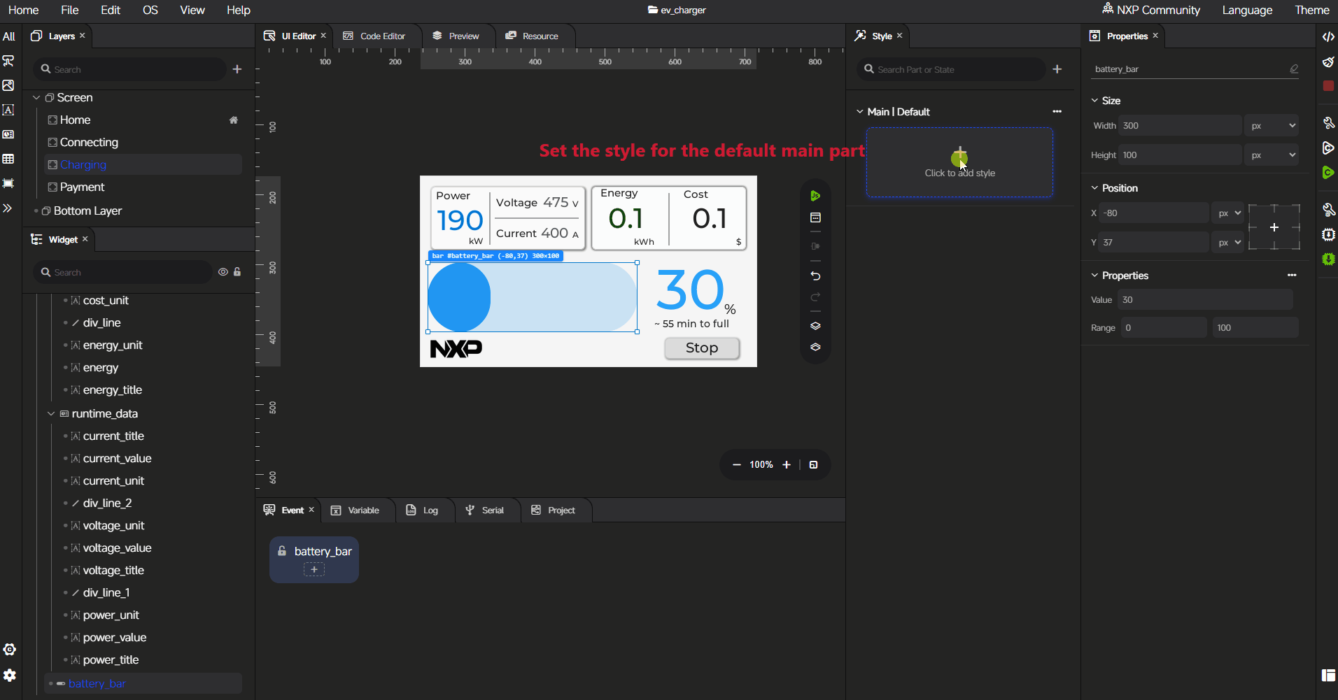 Styles workflow demo