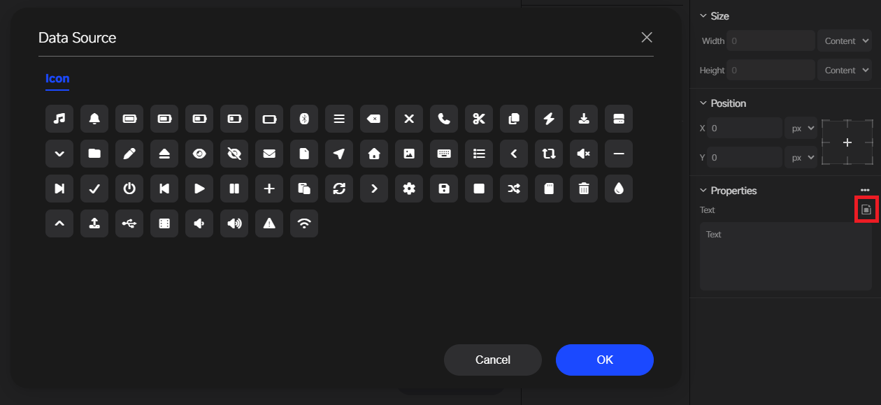 Symbol list window