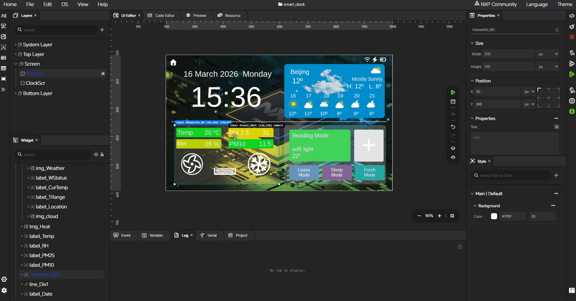 UI Editor workflow demo
