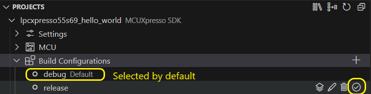 Build configurations