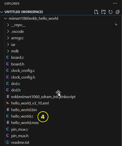 Explorer Hello World
