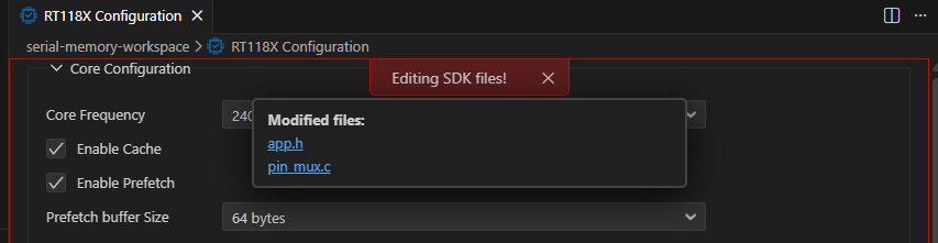 Editing SDK files