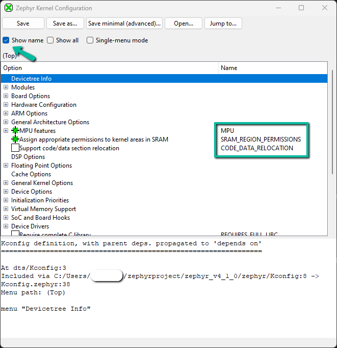 Check "Show name" box