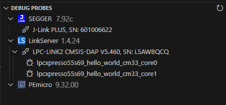 Debug refresh probes list
