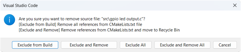 Remove Multiple Source Files