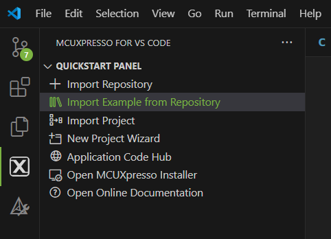 Import Zephyr Example