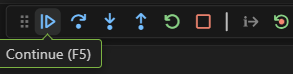 Continue debugging