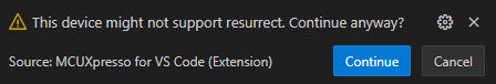 Resurrect Warning
