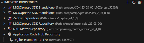 Imported remote SDK