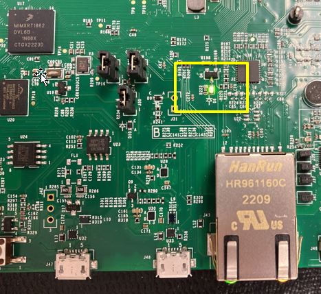 RT1060 EVK LED