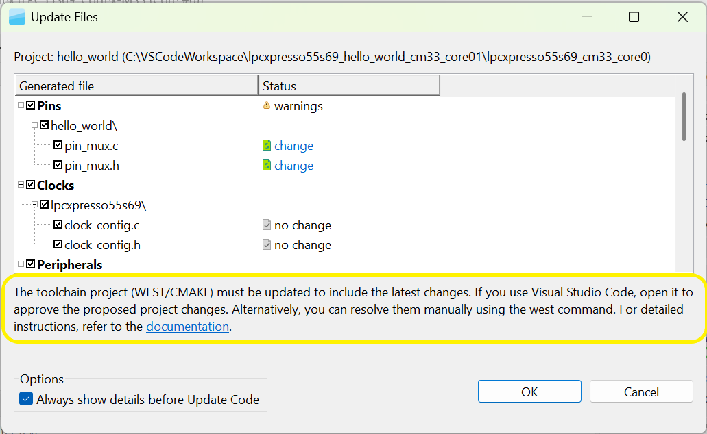 Update Code