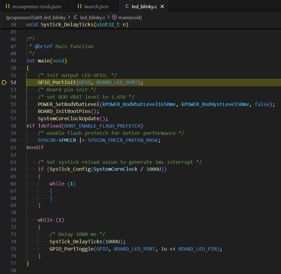 Main Breakpoint