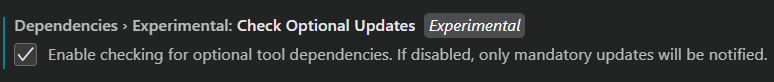 Check Optional Updates