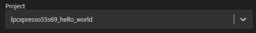 Project Dropdown