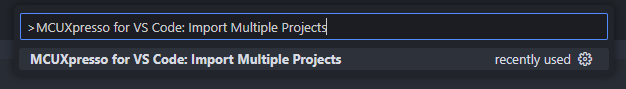 Import Multiple Projects command