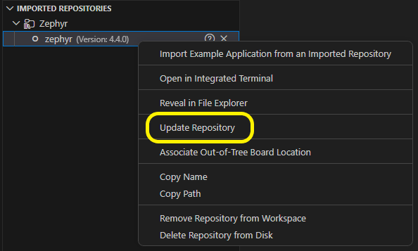 Update repository