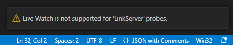 Live Watch unsupported warning notification
