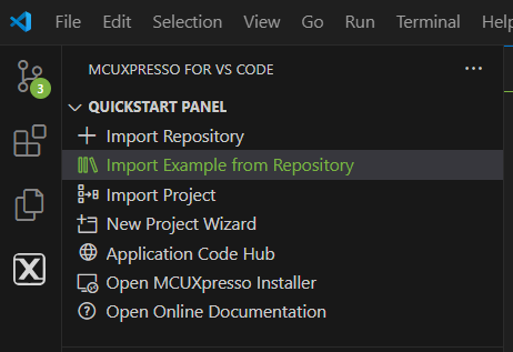 Import example from repo
