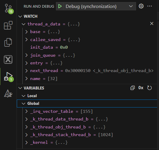 Watch and Variables