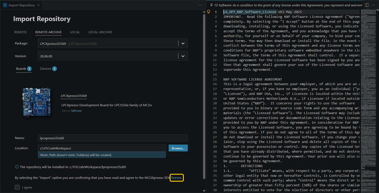 SDK Builder License Preview