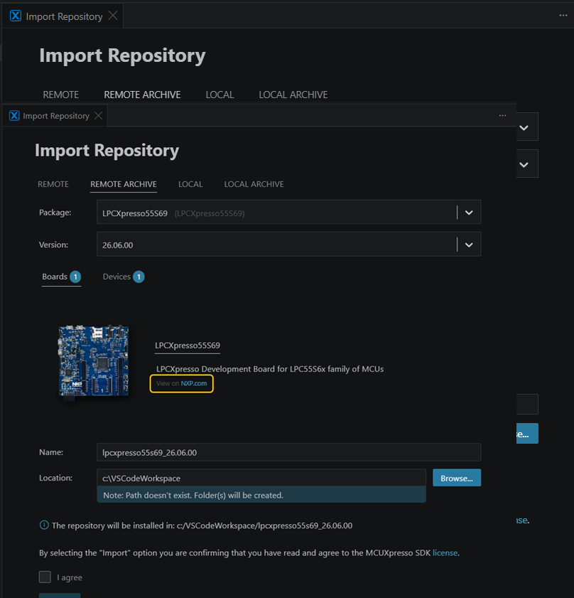 SDK Builder Package Information