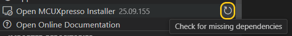 Check for Missing Dependencies