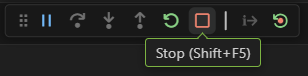 Stop debugger