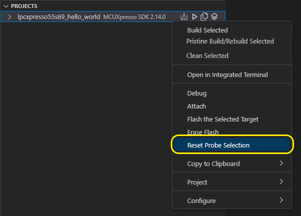 Debug refresh probes list