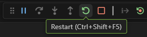 Restart Debug
