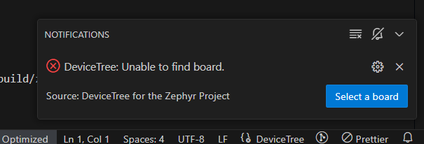 DeviceTree select board
