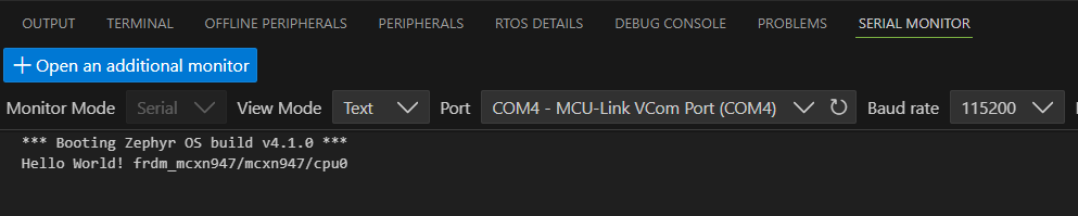 Hello_World printed to Console