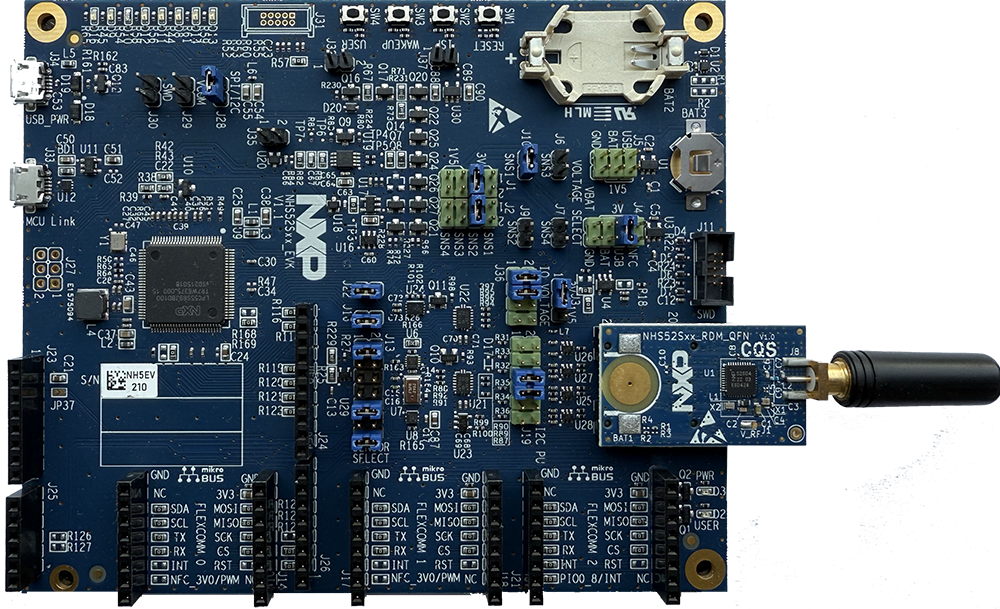 MCXW23-EVK board
