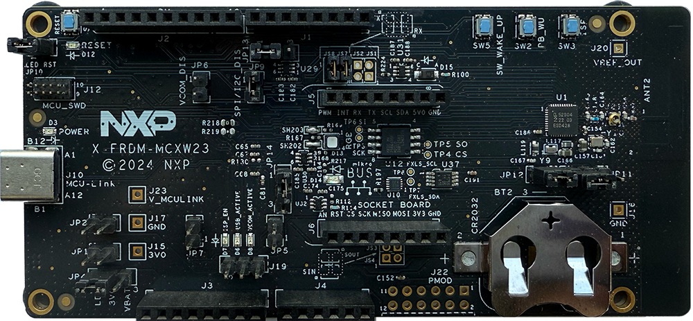 FRDM-MCXW23 board