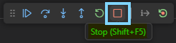 Stop debugger
