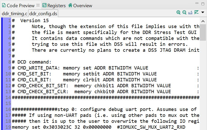 DDR Tool — MCUXpresso Configuration Tools 26.03 26.03 documentation