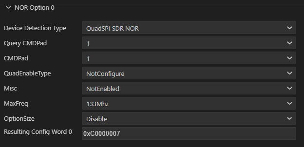 Simplified configuration mode