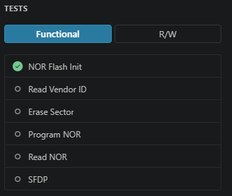 Test execution